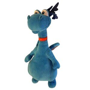 Disney Doc McStuffins Stuffy Plush Animal Blue Dragon Red Collar